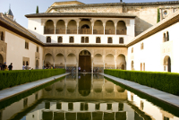 Granada - Alhambra Patio de los Arrayanes (Court of the Myrtles)
